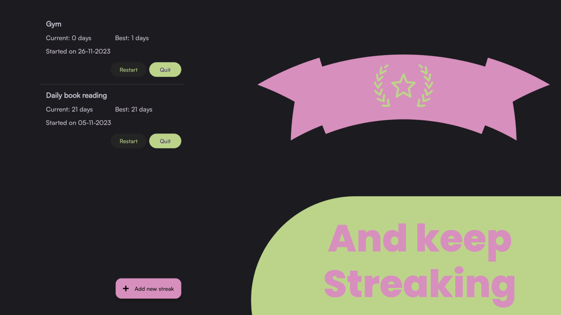 Streak App